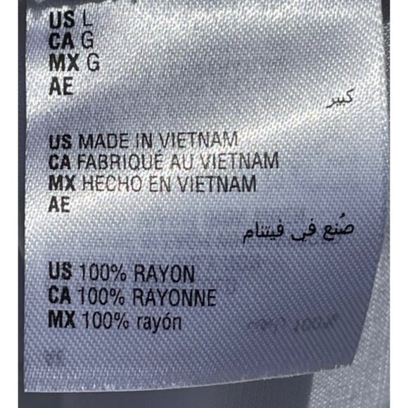 Bar III Womens White Sleeveless Button-Down Collared Top Size L Lightweight - Picture 8 of 10